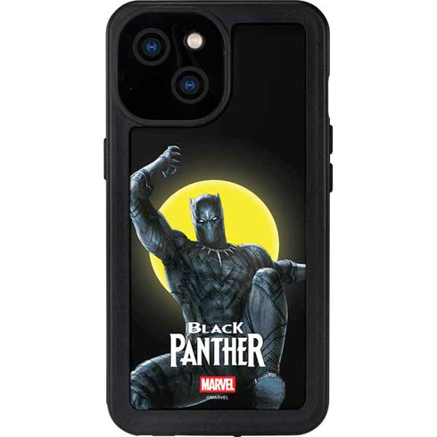 Marvel Black Panther Moon light iPhone 15 Waterproof Case